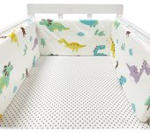 Protector de cuna Chichonera Para Bebé, Barrera envolvent Para Cama Infantil, asiento Para recién nacido, CUNA trenzada