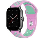 20mm/22mm Watch band For GTS 4/GTR 4/3/2 Mini/Pro/stratos/Balance Sport Silicone Bracelet Amazfit bip 5-bip 3 pro strap