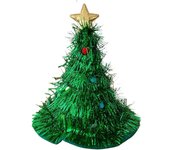 Sombrero de Navidad para niños y adultos, árboles de Navidad pequeños accesorios para disparar, accesorios para sombreros