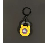 for Gym Lovers Barbell Gifts Workout Fiess Gift Silicone Weightlifting Weight Plate Keychain