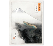 Antique Print Wall Art Lotus Fish Willow Tree Canvas Painting High Mountain Scenery Poster Home Bedroom Living Room Decoration