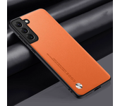 Luxury PU Leather Case For Samsung Galaxy S22 Plus S22 Ultra 5G Back Cover Business Matte Silicone Protection Phone Case Coque