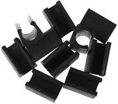 U Shaped Tilt Furniture Feet Floor Protector Anti-Front Floor Glides Chair Leg Pad Damper Stool Pipe Clamp Tube Rear Pad