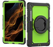 For Samsung Galaxy Tab S8 Ultra 14.6 inch 2022 with Screen Protector Handle Ring Folding Stand Case