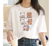 Bubu Dudu t shirt women designer streetwear Japanese top girl comic anime clothes