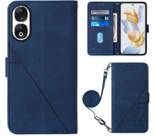For Huawei Honor 90 Lite Honor 90 Lite Rea - An00 Solapa Magnética Ranura De Tarjeta Billetera Clip Tapa De Teléfono Móvil