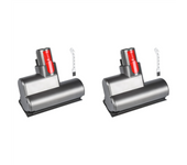 2X Mini Turbo Brush Head for Dyson V7 V8 V10 V11 V15 Cordless Vacuum Cleaners,Turbine Brush Remove Dust,Hair,Mites,Dirt