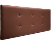 Cabecero de Cama tapizado en para Camas de 90 y 105 (115 x 120 cm) Polipiel Morado