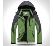 Women Men Winter Fashion Ski Snowboard Jacket Thermal Fleece Waterproof Fish Casual Work Rain Jacket Coat Windbreaker Parka