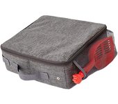 Foldable for Travel Litter Tray Leakproof with Zipped Lid Portable Toilet for Hotel Car Outdoors 30 X 30cm