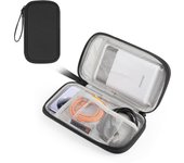 HAWEEL Electronic Organizer Storage Bag for Cellphones, Power Bank, Cables, Mouse, Earphones(Black)