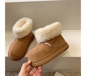 Botas de nieve para niños Botas mullidas para niñas Engrosadas y de vellón