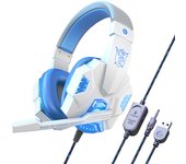 Auriculares Gaming Profesionales con Sonido 3D, Micrófono Antiruido, Almohadillas Suaves para PS4/PS5/Xbox/PC.