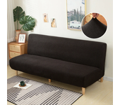 Funda de sofá cama sin brazos, funda de sofá sin reposabrazos, funda de futón plegable elástica a prueba de polvo, Fundas extraíbles elásticas para sofá