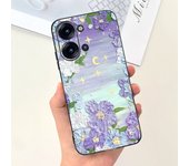 Women Fashion Back Capa For ITEL P40 ItelP40 P40+ P40 Plus Phone Case Soft Liquid Silicone Bumper Para Flower Butterfly Fundas