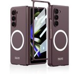 Matte Hard For Samsung Galaxy Z Fold 5 Case Pen Slot Hinge Protective Film Screen Cover