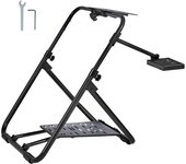 SucceBuy Foldable Racing Steering Wheel Stand, Height Adjustable Base for Logitech & Thrustmaster