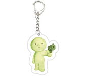 Acrylic Smiski Keychain for Accessories Bag Smiski Key Chain Key Ring Pendant Keyring Chains Fans Gifts