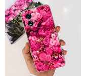 For OPPO A38 4G Case CPH2579 A 38 Shockproof Cover Stylish Flower Love Heart Soft Silicon Funda For OPPO A18 CPH2591 Coque 6.56"