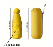 Paraguas Plegable Portátil, Protección UV, Paraguas De Golf De Tres Pliegues Con Costillas De Acero Inoxidable