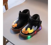 1-6 años de edad 3 niños botas de nieve apiladas zapatos de algodón engrosado bebé niño zapatos marea