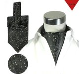 Gentlemens ascot tie casual cravat dress shirt suit wide necktie men's accessories neckties brand neckwear man