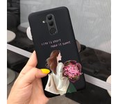 For Huawei Mate 20 Lite / Mate 10 Lite Phone Case Dinosaur Flower Soft Silicone Matte Shockproof  Fundas For Mate 20Lite Capas