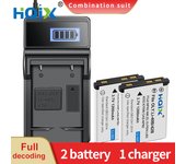 HQIX for Kodak EasyShare M200 M22 M23 M522 M530 M531 M532 M5350 M5370 M550 M552 M575 M577 M580 Camera KLIC-7006 Charger Battery
