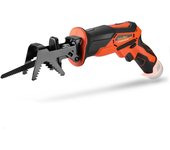 VALUEMAX - Sierra de sable inalámbrica de 12 V, herramienta portátil inalámbrica para madera y metal con 3 hojas