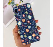 For Samsung Galaxy A20s Samsung A20 A30 Back Cover Phone Case Transparent Soft TPU Silicone Coque Women Fashion Flower Butterfly