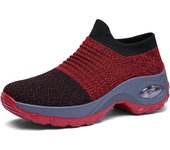 Nuevos Calcetines Y Zapatos Para Mujer, Zapatos Casuales Al Aire Libre Con Suela De Aire,
