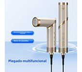 Secador de pelo plegable nueve en uno, juego de peines de aire caliente doméstico de plasma, secador de pelo multifuncional, rizador.