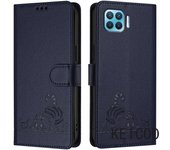 For Oppo Reno Find F17 A93 4 4f 5 X3 10 11 Lite 2020 Pro 4G Estampado Carcasa Protectora De Piel De Gatito