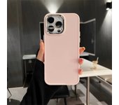 Electroplate Lens Bumber Phone Case For iPhone 15 14 13 12 11 Pro X XR XS Max 7 8 Plus SE Solid Color Silicon Back Cover