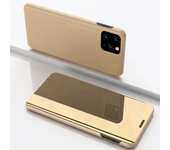 Funda con tapa de espejo para iPhone 16, soporte de cuero, 15, 14, 13, 12, 11 Pro Max, 15, 14, 8, 7, 6 Plus, 6S, XR, XS MAX