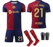 Children 2324 Real Madrid Home Jersey No. 9 Mbappe 5 Bellingham 7 Vinicius Football Uniform Sports Men's Suit