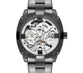 Reloj mecánico automático hueco tallado flor reloj hombre