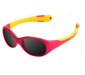 Gafas solares deportivas para niños | Niñas y niños | 100% protección UV 400 | polarizadas | de goma flexible irrompible | 5-10 años | solo 22 gramos