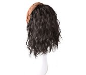 Korean Style Synthetic Headband Wigs Hairpieces Clip in Half Headband Wig Fake Hair Natural Short Wavy Curly Bob Hair Party