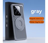 Funda Xiaomi 14, Mi 14 Pro, Disipación de Calor Succión Magnética Invisible Trolley Stand Funda Protectora