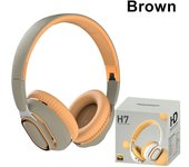 Auriculares inalámbricos H7 with Bluetooth, Cascos de graves profundos, Sonido Hifi, Sobre La Oreja, Helmet with Microphone, Plable, Tarjeta TF