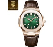Reloj ultrafino de marca suiza para hombre nuevo reloj de cuarzo impermeable de moda