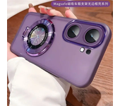 Para Xiaomi Poco X7 Pro POCO X7 funda dura de piel de oveja con soporte de anillo lente funda protectora trasera para Poco X7 Pro