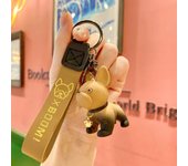 Cartoon resin Puppy Keychain Cute Creative Exquisite Bulldog Key chain Pendant