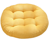 Grey Floor Seat Cushion Pillow Round Large Pillows Seating for Adults Tufted Corduroy Floor Cushions for Living Room Tatami 방석