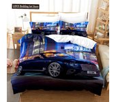 Sports Car Luxury Bedding Set Duvet Cover Bedroom Comforter Covers Single Twin King ​Size Quilt Cover Home Textile 2/3PCS