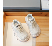 2024 Autumn New Children Casual Board Shoes for Girls Boys Fashion Korean Style Soft Bottom Anti-slippery Versatile Leather Shoe