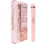 Amoladora eléctrica para uñas, máquina pulidora de uñas con luz 5 en 1, Mini bolígrafo eléctrico portátil para manicura, herramientas para quitar Gel