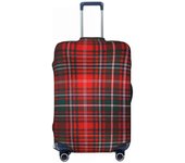 Custom Black White Gingham Plaid Lage Cover Cute Check Pattern Suitcase Protector Covers Suit For 18-32 inch