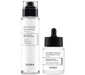 COSRX 6X Collagen Boosting Peptide Toner + Whitening Serum for 2% Alpha Arbutin Care